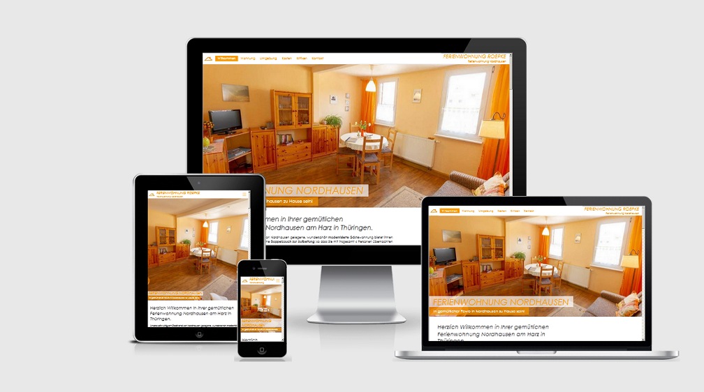 Website für Ferienwohnung