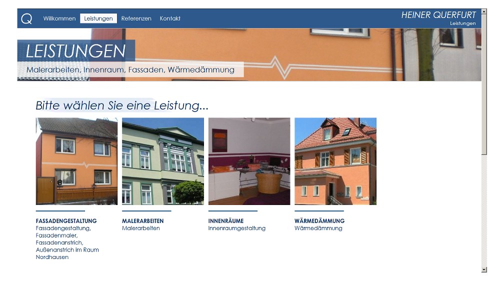 Alle Leistungen im Überblick schnell erfassbar