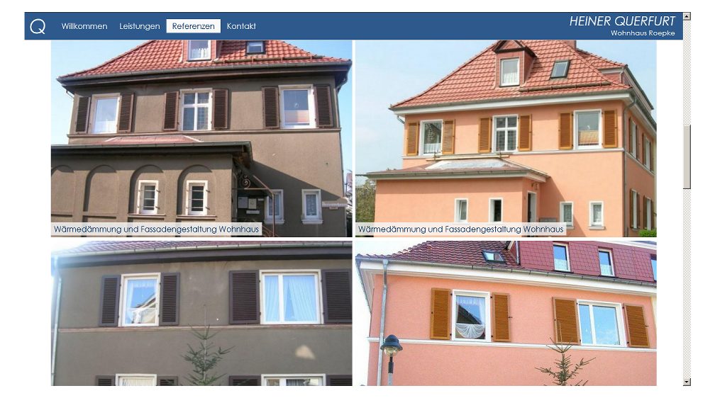 Vorher- Nachher-Fotos zur Verdeutlichung der Qualität