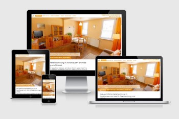 Website für Ferienwohnung