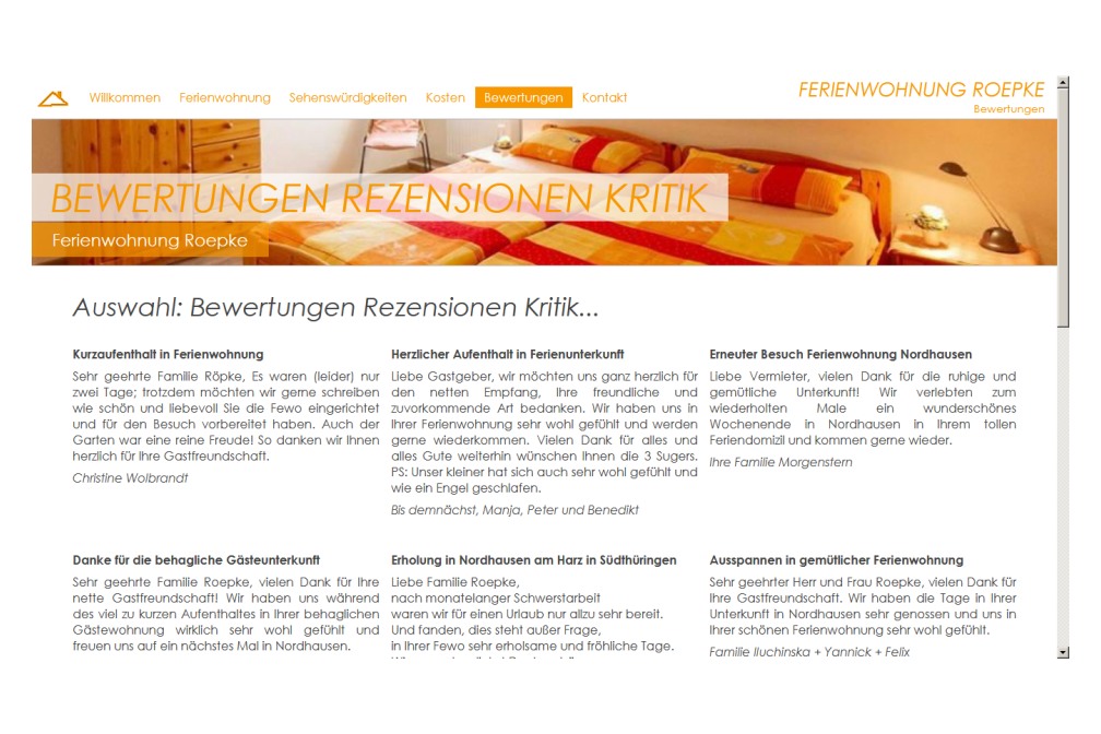 Kundenbewertungen zur Qualitätsdarstellung