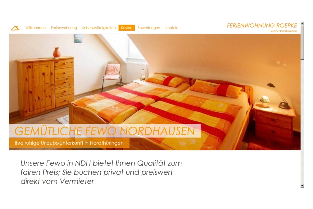 Profi Fotos ergeben hochwertige Internetseite