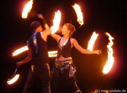 Feuerartisten aus Hamburg