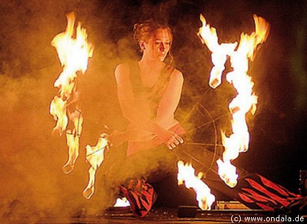 Feuerartisten aus Hamburg