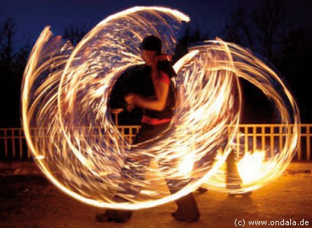 Feuerartisten aus Hamburg