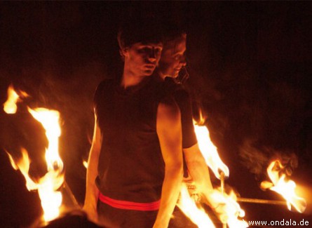 Feuerartisten aus Hamburg