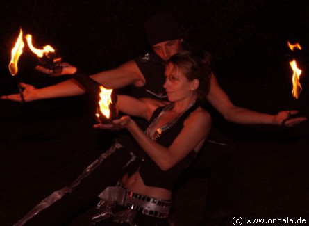 Feuerartisten aus Hamburg