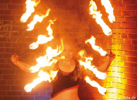 Feuerartisten aus Hamburg