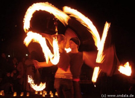 Feuerartisten aus Hamburg