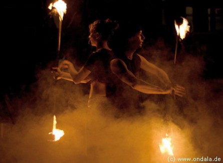 Feuerartisten aus Hamburg