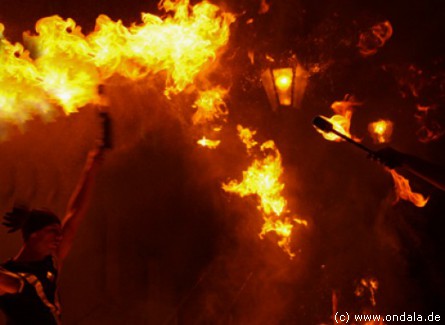 Feuerartisten aus Hamburg