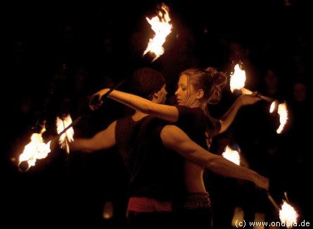 Feuerartisten aus Hamburg