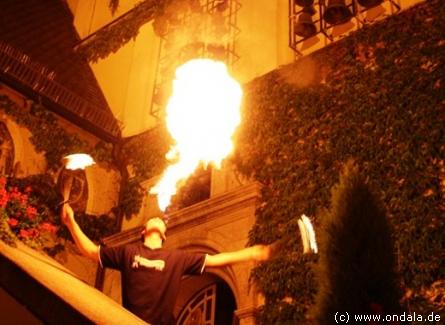 Feuerspieler und Gaukler aus Weiden Oberpfalz