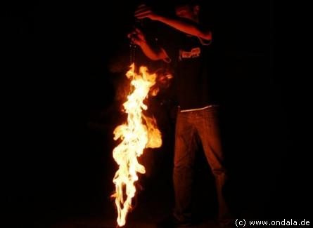 Feuerspieler und Gaukler aus Weiden Oberpfalz