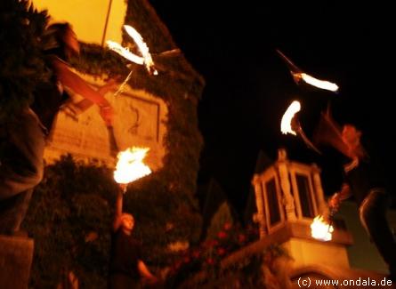 Feuerspieler und Gaukler aus Weiden Oberpfalz