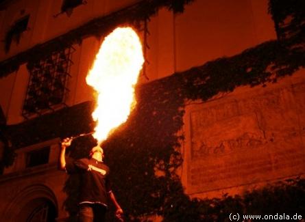 Feuerspieler und Gaukler aus Weiden Oberpfalz