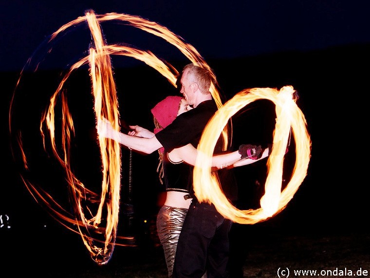 Feuerkünstler aus Halle