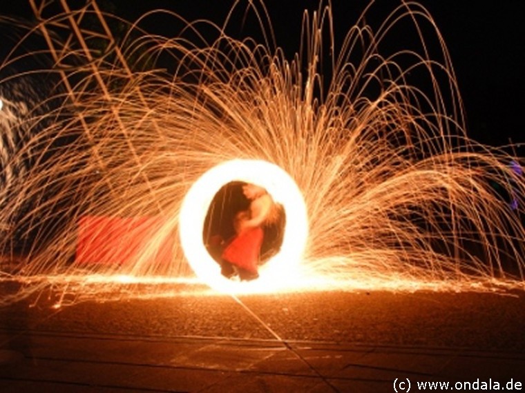 Feuerkünstler aus Halle