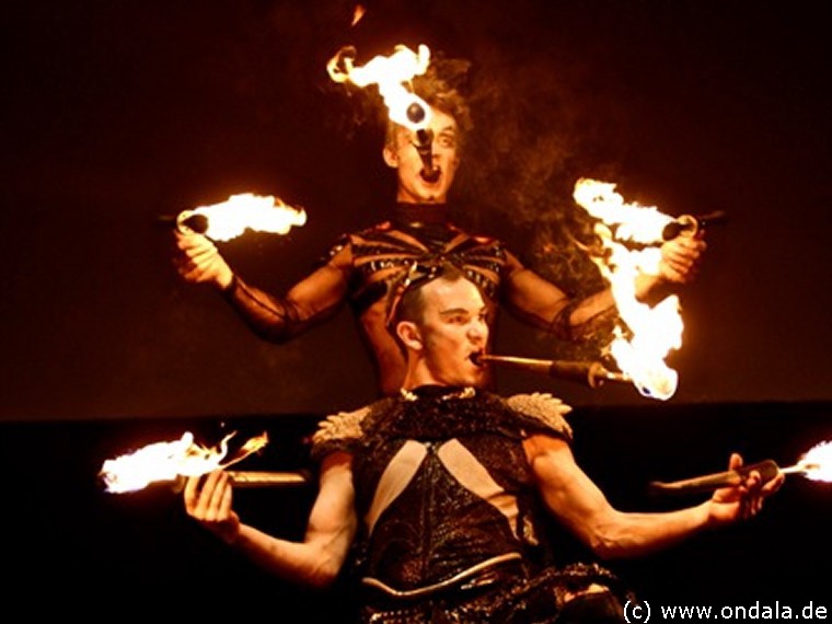 Feuerartisten aus Berlin
