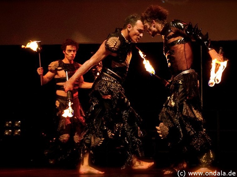 Feuerartisten aus Berlin