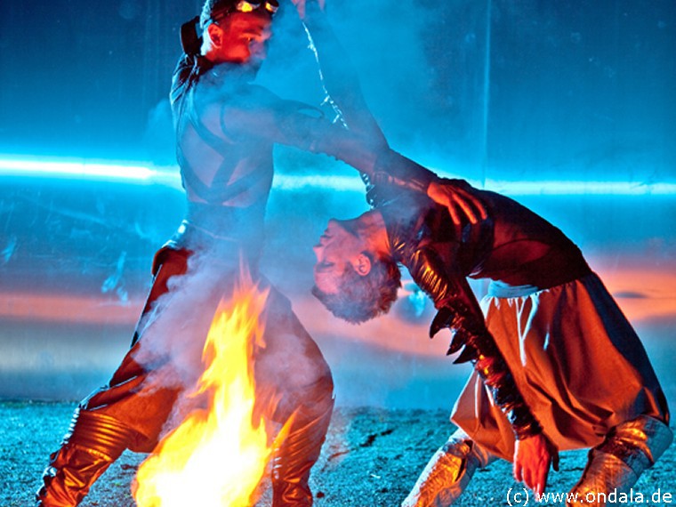 Feuerartisten aus Berlin