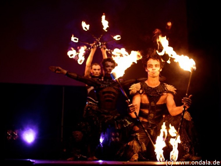 Feuerartisten aus Berlin