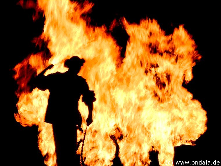 Feuerartisten aus Berlin