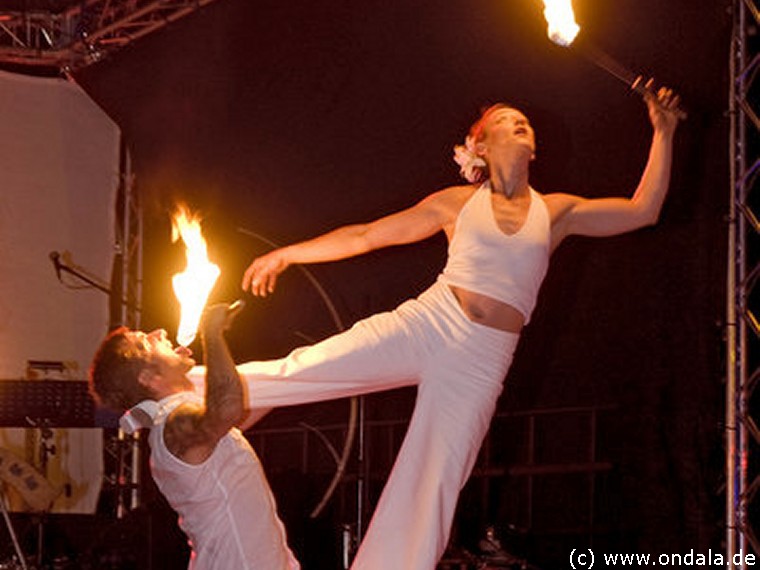 Gaukler, Feuerjongleure, Hochstelzenläufer aus Leipzig Gaukler, Feuerjongleure, Hochstelzenläufer aus Leipzig