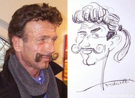 Portrait Karikaturistin Plauen
