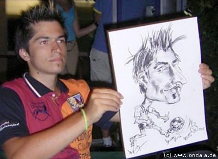 Portrait Karikaturistin Plauen