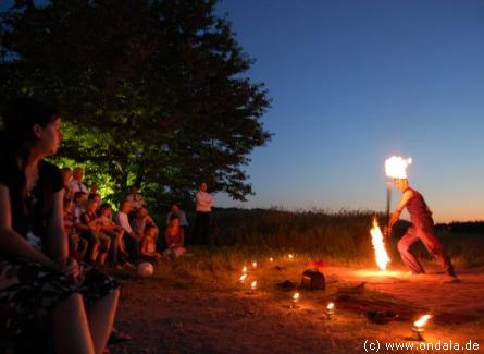 Feuerjongleur aus Halle