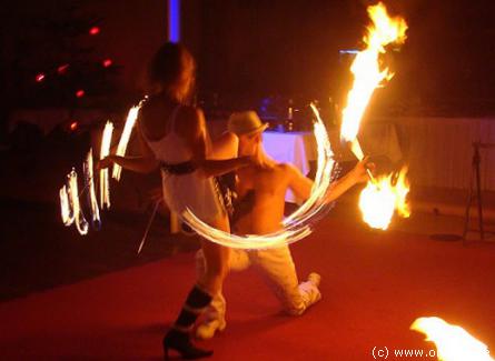 Feuershow aus Neubrandenburg Feuershow aus Neubrandenburg