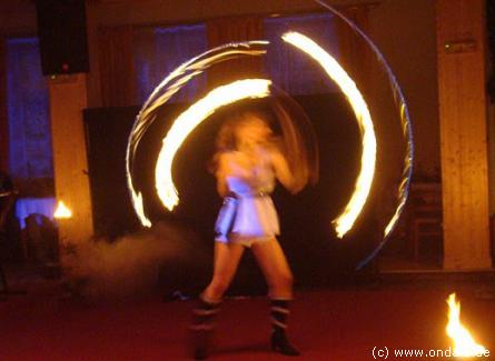 Feuershow aus Neubrandenburg