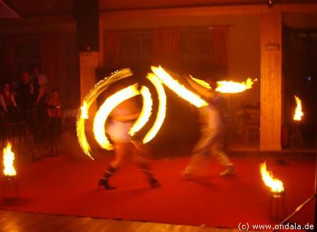 Feuershow aus Neubrandenburg