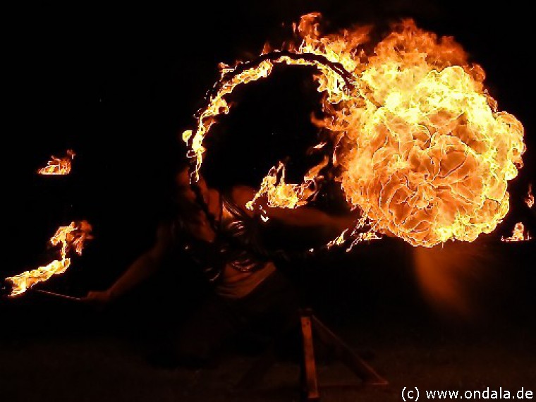 Feuerkünstler aus Neubrandenburg
