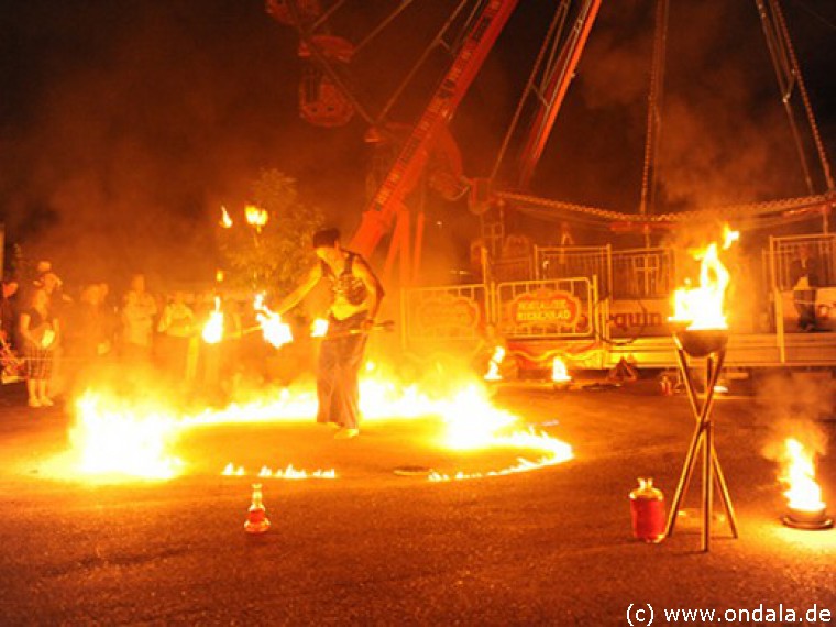 Feuerkünstler aus Neubrandenburg