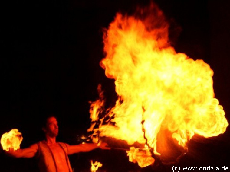 Feuerkünstler aus Neubrandenburg