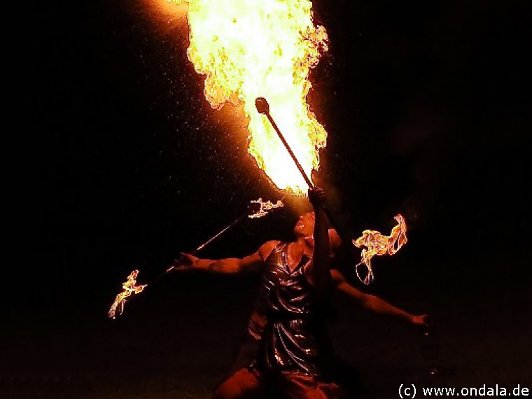 Feuerkünstler aus Neubrandenburg