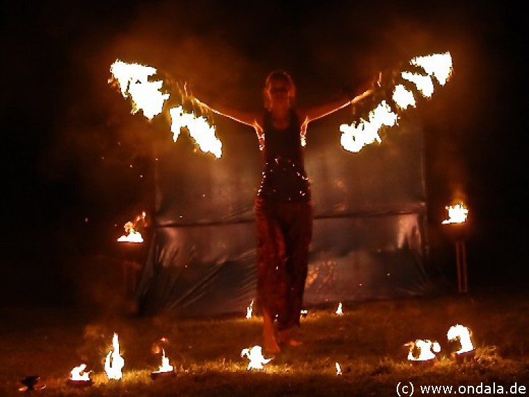 Feuerkünstler aus Neubrandenburg