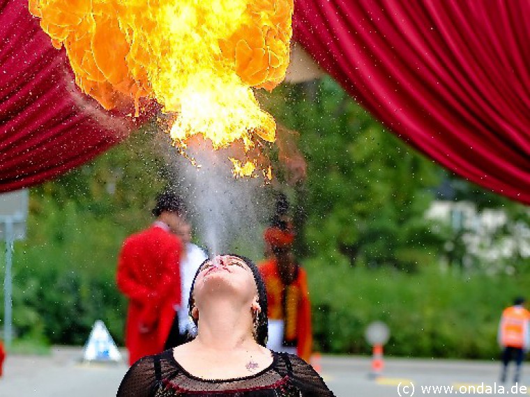 Feuerkünstler aus Neubrandenburg