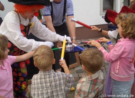 Kinderprogramm mit roter Nase